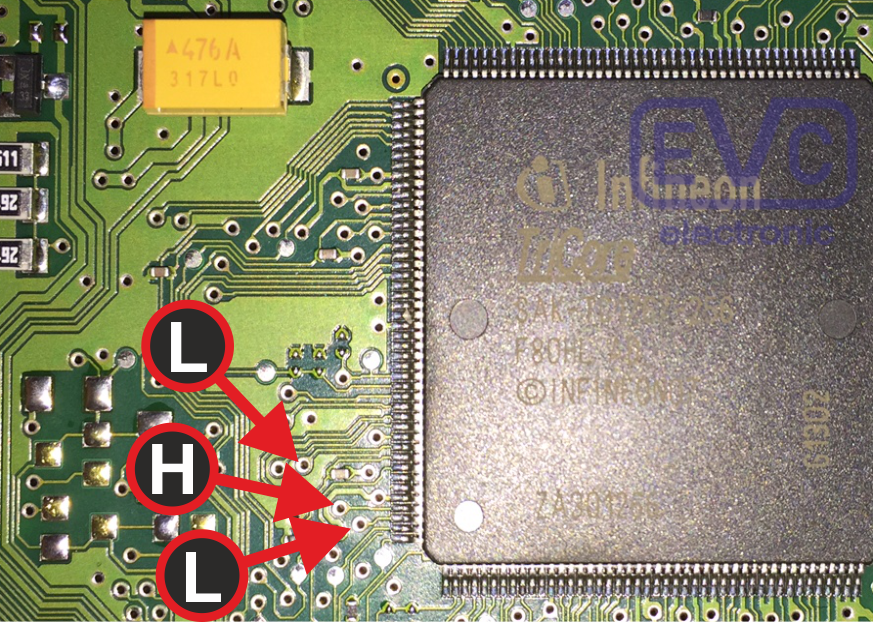 Sơ đồ chân ECU MED 17.5.5 
