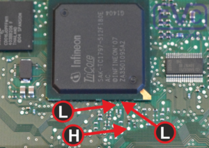 Sơ đồ chân ECU TC1797 Mercedes