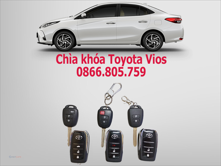 làm chìa smartkey Toyota Vios