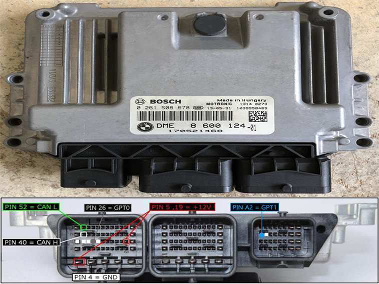 Sơ Đồ Chân Pinout ECU Bosch MEV17.2.2 TC1767