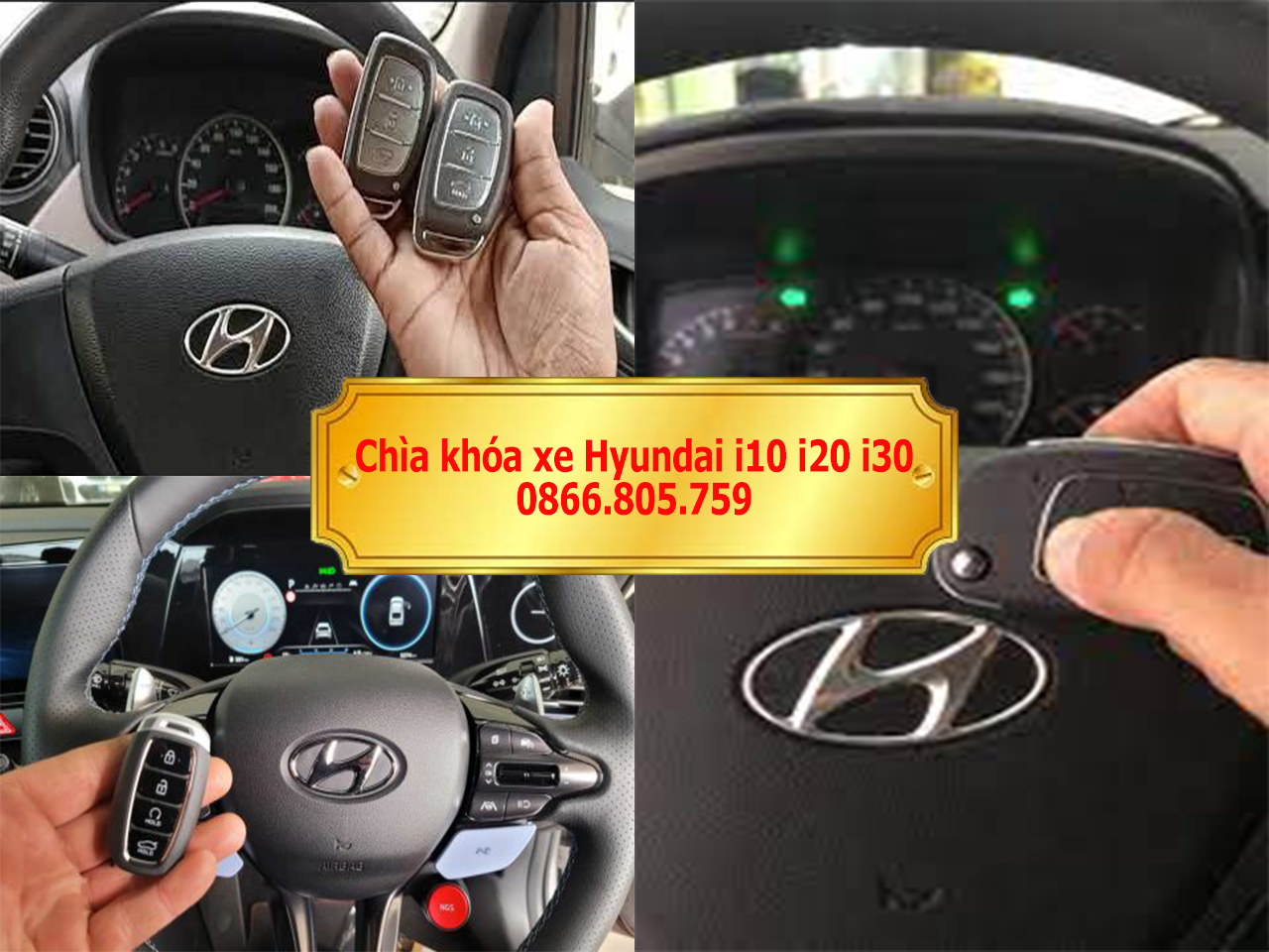 mất chìa khóa smartkey hyundai