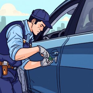 cách mở khóa ô tô khi quên chìa
